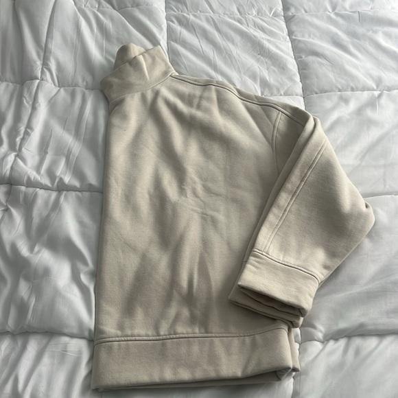 Like new! women’s rarely worn - cream mock new fleece-lined sweater- size large - Picture 5 of 8